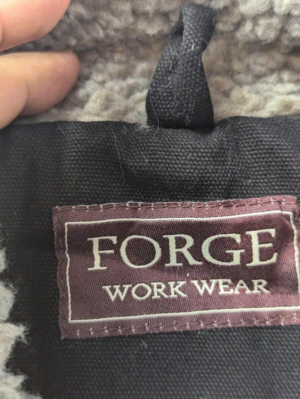 Gilet workwear Forge Work Wear doublé sherpa noir canvas Xxl 2XL vintage utility – Vintage Dressing – taille XXL 4