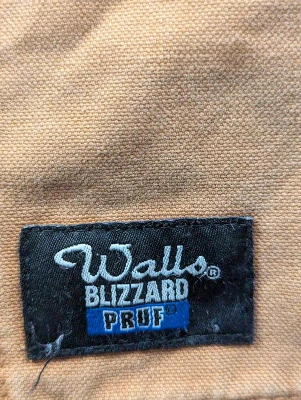 Veste workwear vintage Walls Blizzard Pruf L canvas marron chore jacket doublée – Walls – taille L 3