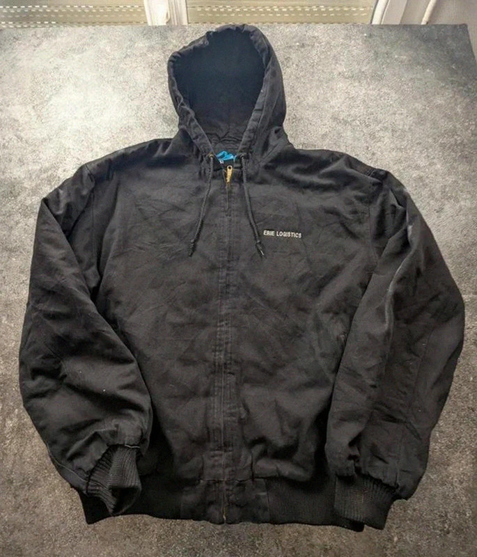Veste workwear tri-Mountain 2XL noire – Hooded Active Jacket – toile coton doublée YKK – WORKWEAR – taille XXL 2