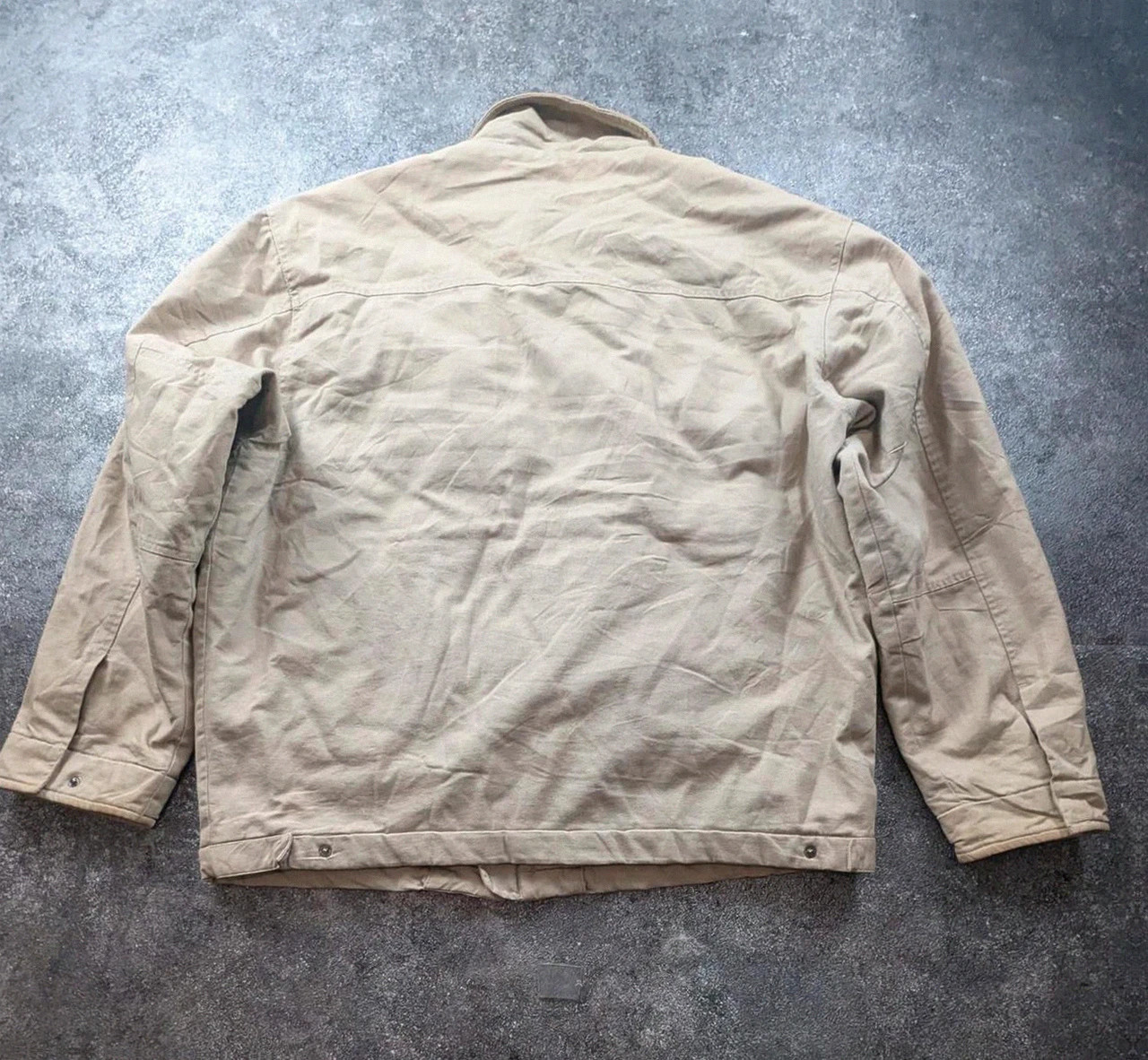 Veste Jules XL Workwear Vintage Beige – Worker Jacket Utility Toile Matelassée – WORKWEAR – taille XL 5