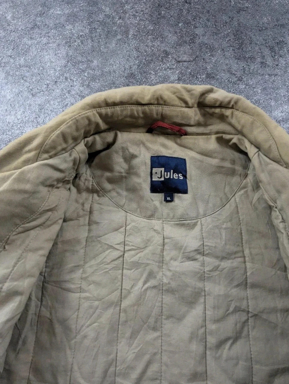 Veste Jules XL Workwear Vintage Beige – Worker Jacket Utility Toile Matelassée – WORKWEAR – taille XL 4