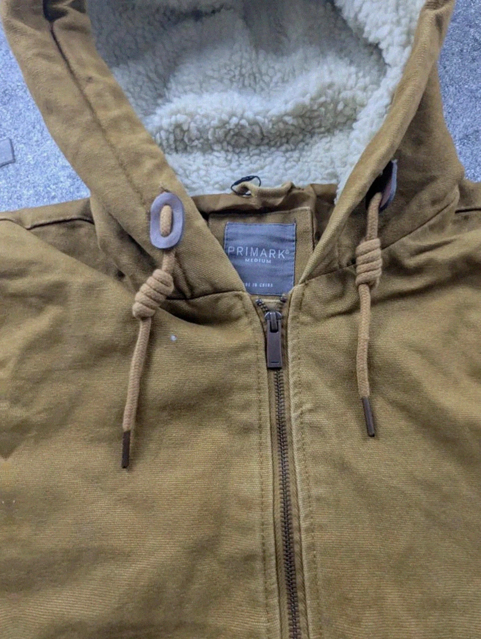 Veste Primark Marron Active Jacket Style Carhartt Workwear Sherpa M Canvas – WORKWEAR – taille M 4