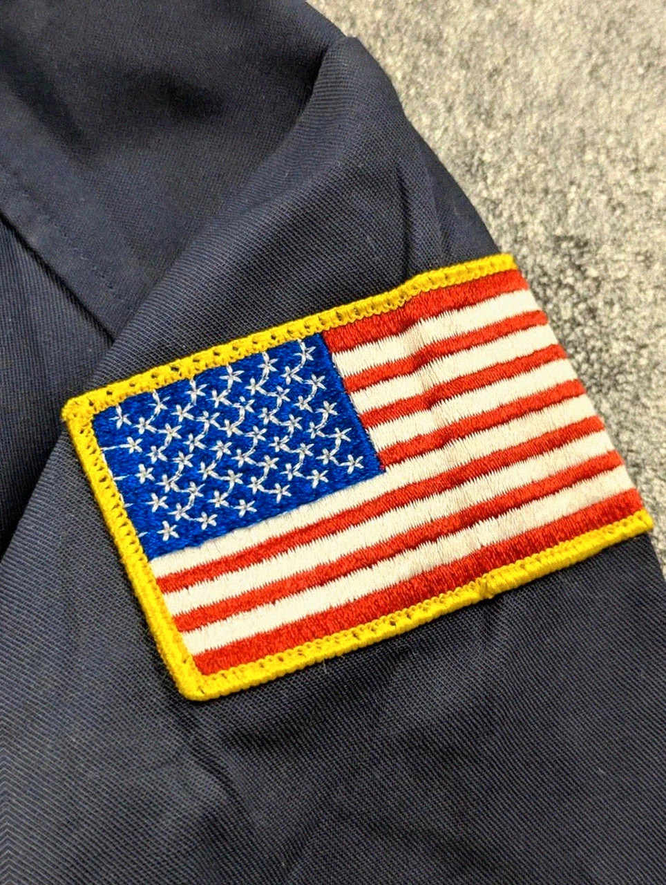 Veste Riverside Workwear Flexbac 42 M Usa Vintage American Flag Patch Martin Brower Company – Riverside – taille M 3