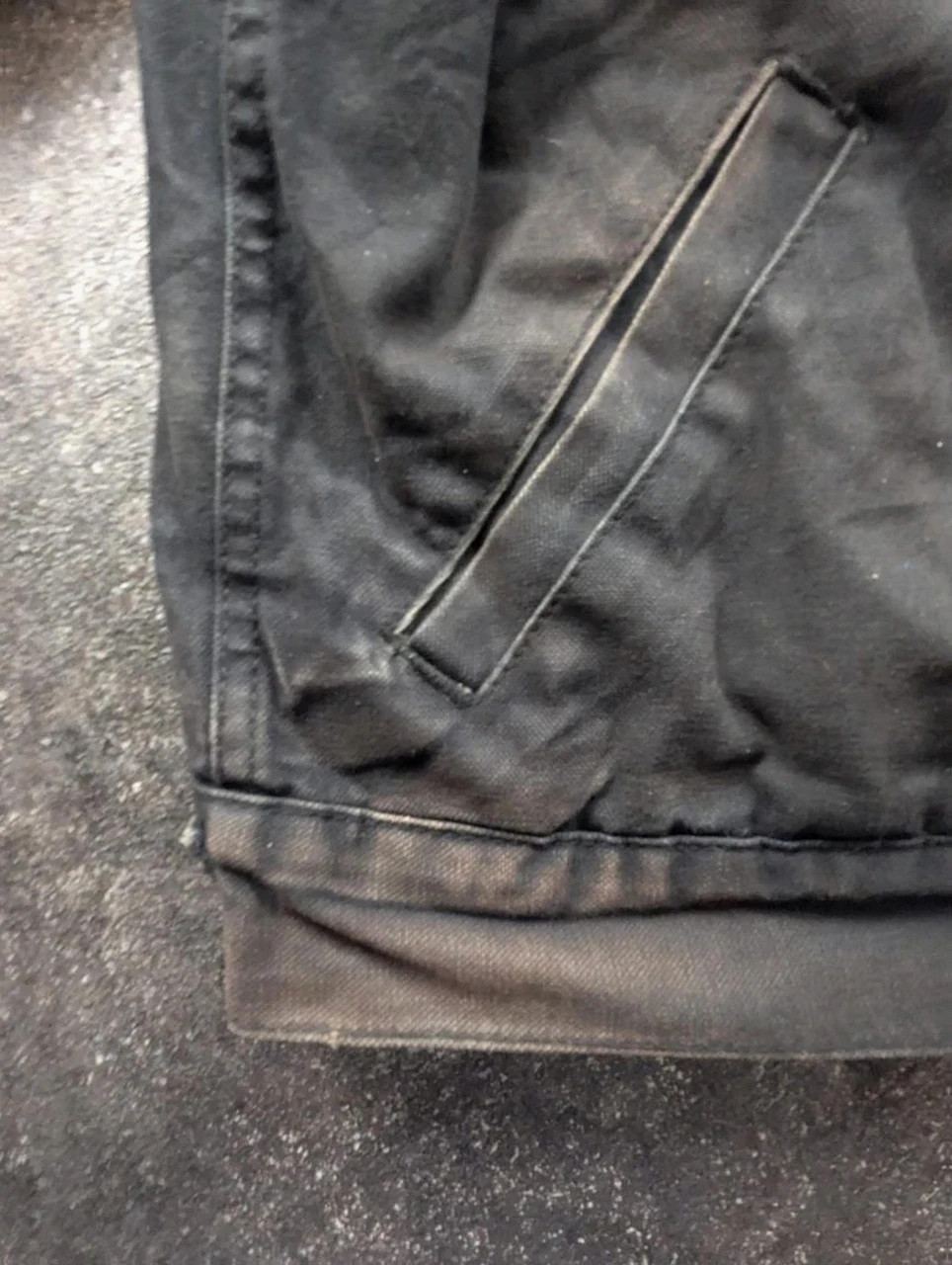 Veste workwear Primark XL L noire doublée sherpa – Trucker Jacket patinée – WORKWEAR – taille XL 4