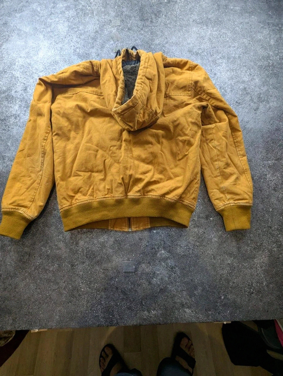 Veste Workwear Bershka Active Jacket doublée sherpa camel – M – Bershka – taille M 4