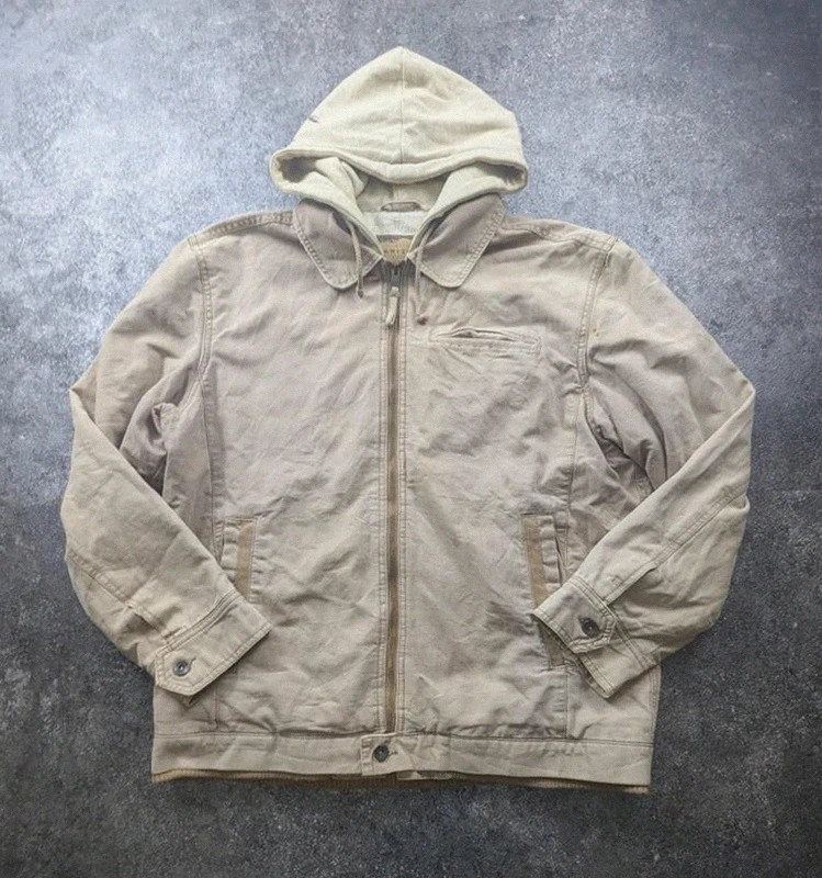 Veste Arizona Jean Company LT Workwear Vintage – Hooded Worker Jacket doublée polaire – WORKWEAR – taille L 2