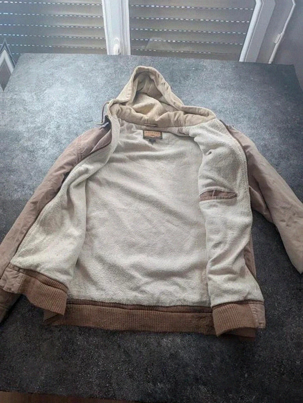 Veste Arizona Jean Company LT Workwear Vintage – Hooded Worker Jacket doublée polaire – WORKWEAR – taille L 4