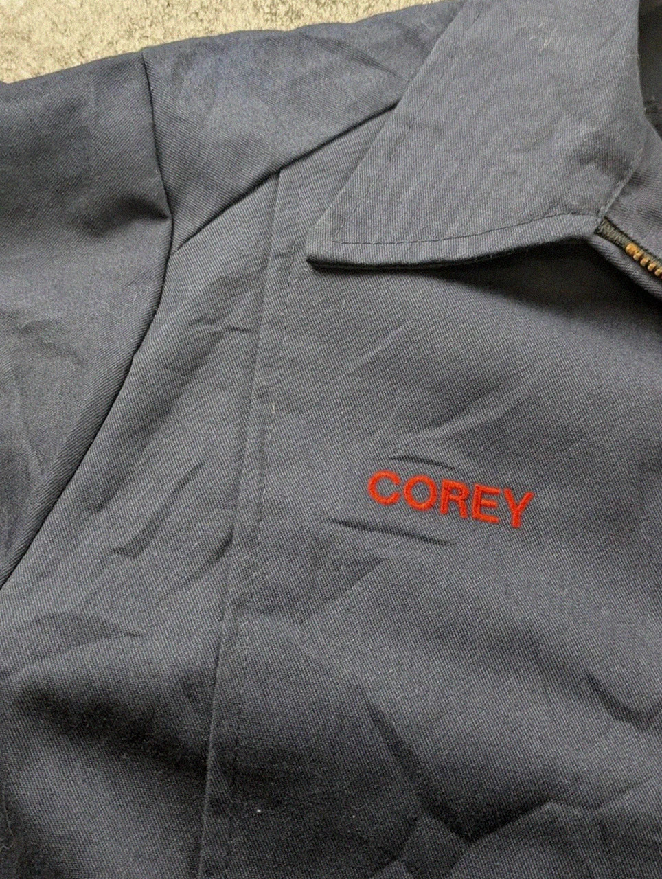 Veste américaine workwear vintage Sears Usa bleu marine taille 40 Regular – Vintage Dressing – taille Taille unique 5