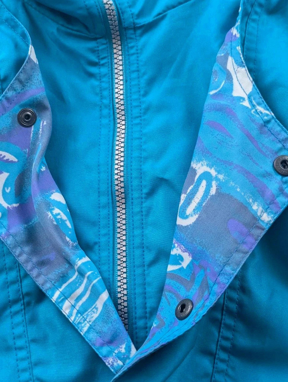 Ensemble ski vintage Montval 80s/90s veste + pantalon rétro bleu violet – Vintage Dressing – taille Taille unique 5