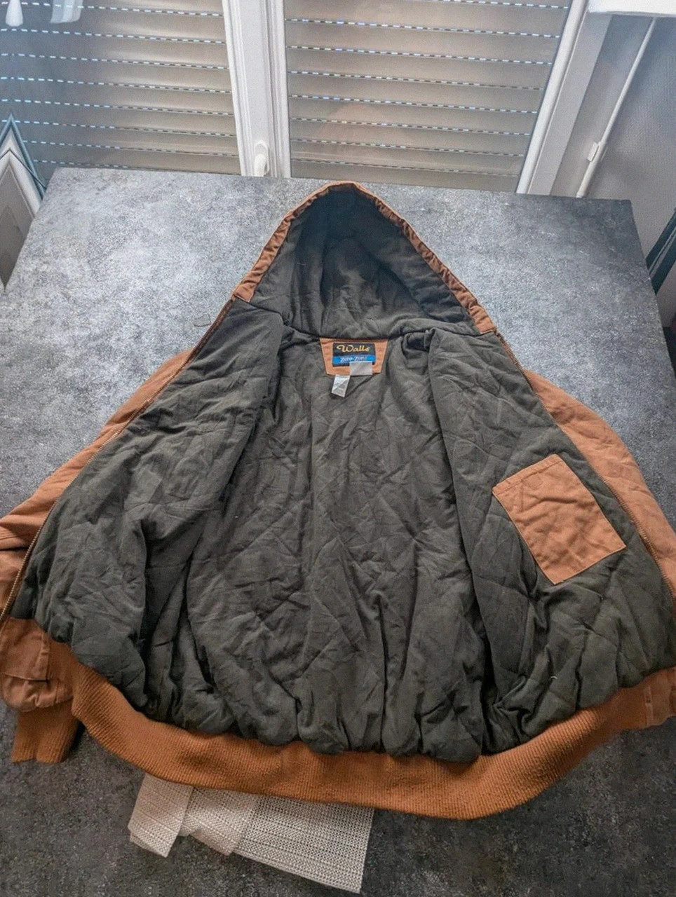 Walls Zero-Zone XXL veste Workwear Canvas Active Jacket Capuche Camel Vintage – Walls – taille XXL 4