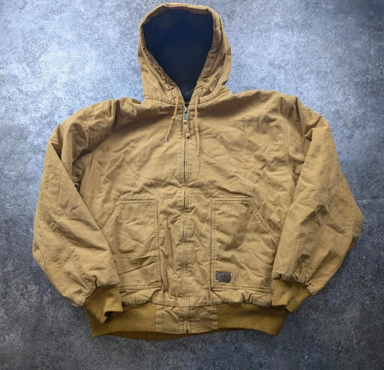 Walls Zero-Zone XXL veste Workwear Canvas Active Jacket Capuche Camel Vintage – Walls – taille XXL 2