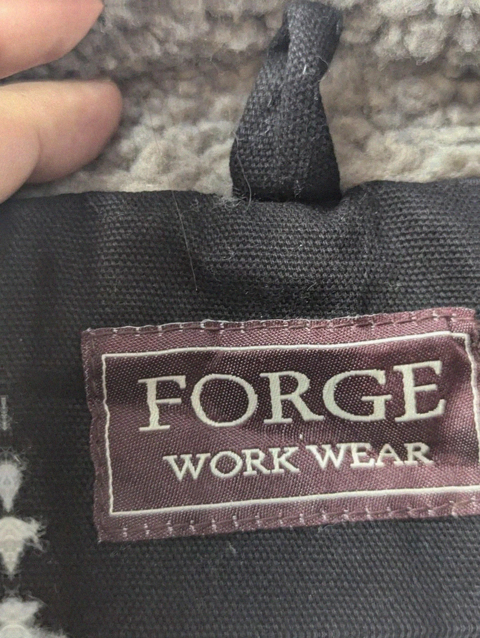 Gilet workwear Forge Work Wear doublé sherpa noir canvas Xxl 2XL vintage utility – Vintage Dressing – taille XXL 4