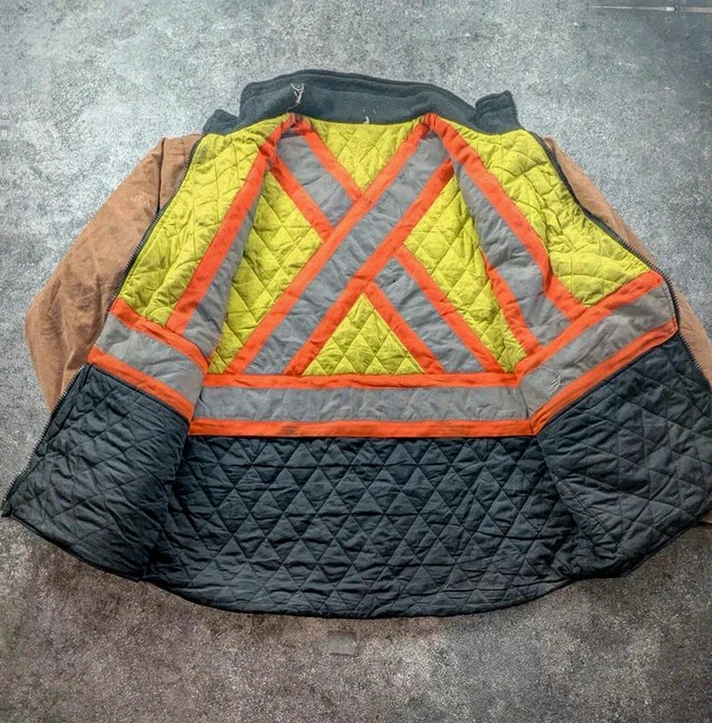 Veste Workwear Réversible XL XXL Canvas 3M Scotchlite Haute Visibilité Matelassée – WORKWEAR – taille XL 3