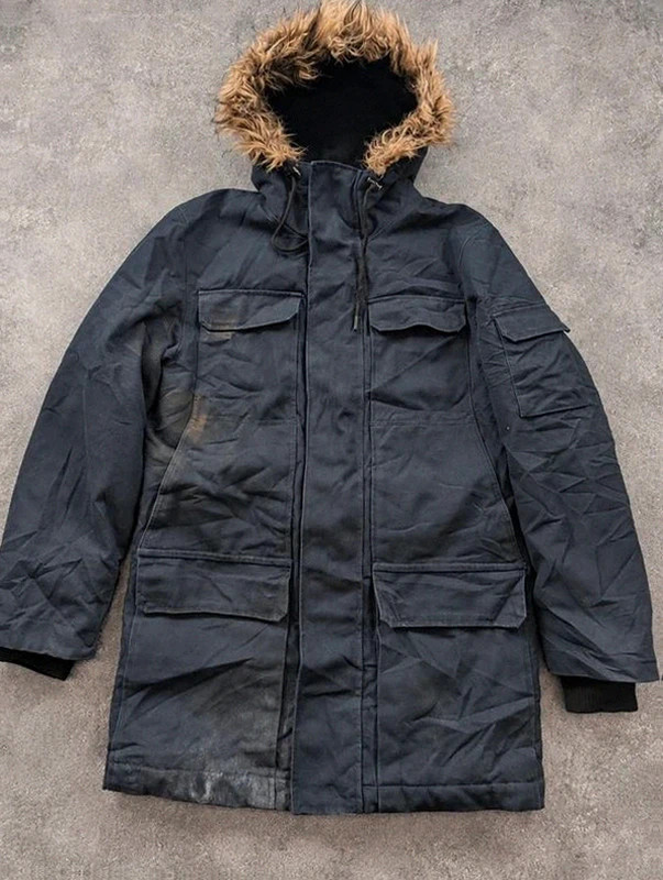 Veste L.O.G.G. Workwear Vintage Utility Beige Toile Épaisse Taille S