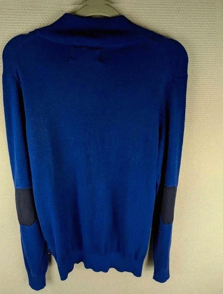 Chevignon Pull zippé bleu à coudières – taille m – neuf avec étiquette – Chevignon – taille M 2