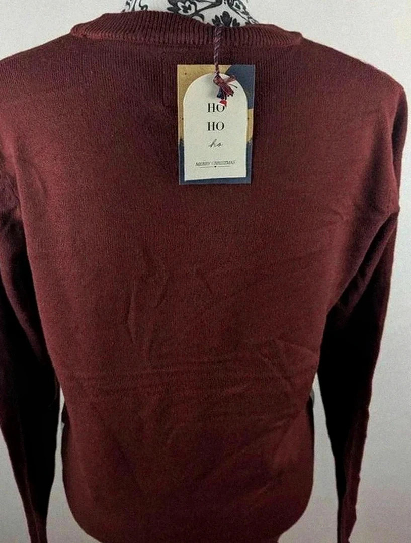 Pull humoristique de Noël Père Noël neuf Seasons Greetings S🎅 – Seasons Greetings – taille S / 36 / 8 5
