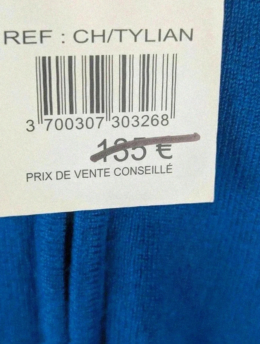 Chevignon Pull zippé bleu à coudières – taille m – neuf avec étiquette – Chevignon – taille M 4