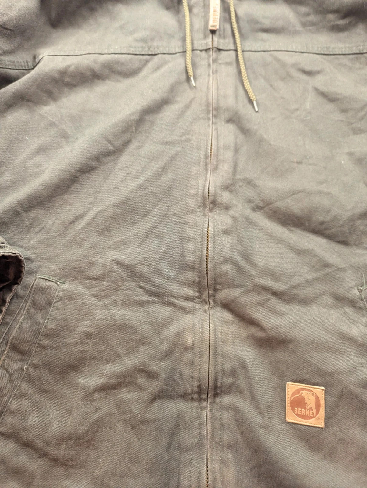 veste workwear Active Jacket style 2XL sherpa toile coton kaki gris Berne – WORKWEAR – taille XXL 5