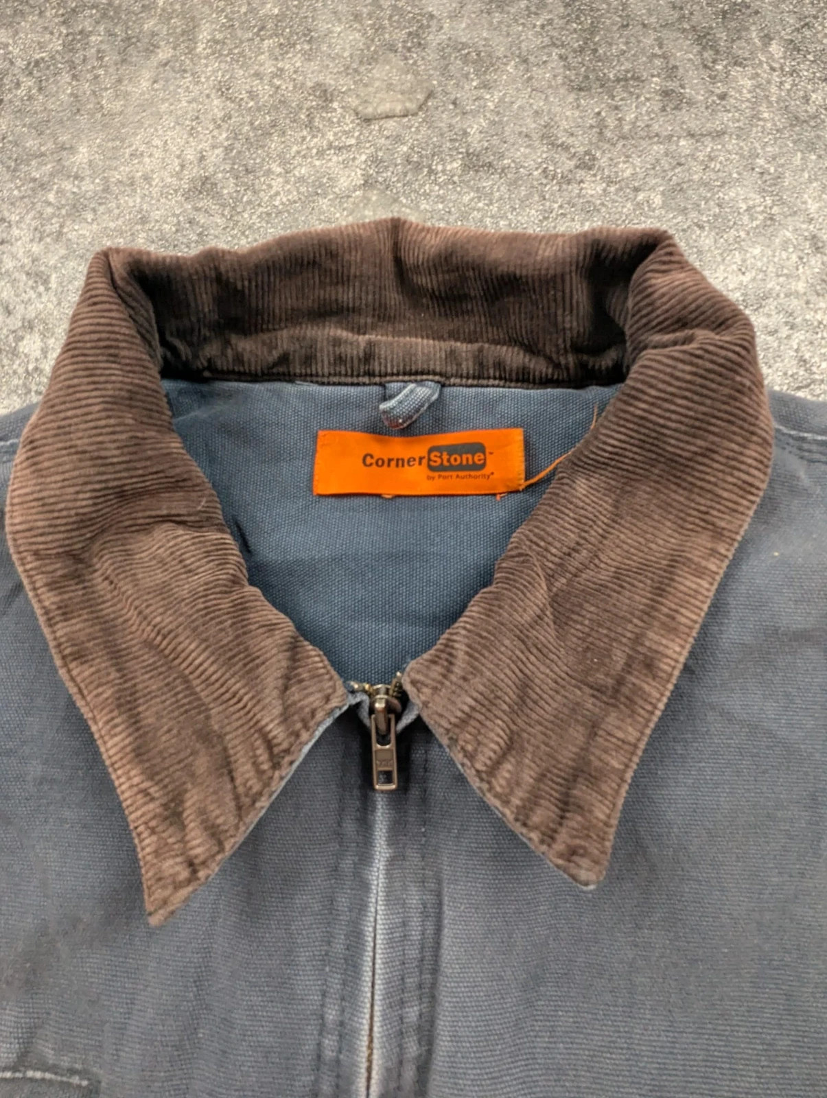 Veste CornerStone Port Authority style Detroit Jacket workwear XL XXL faded col velours – WORKWEAR – taille XL 3
