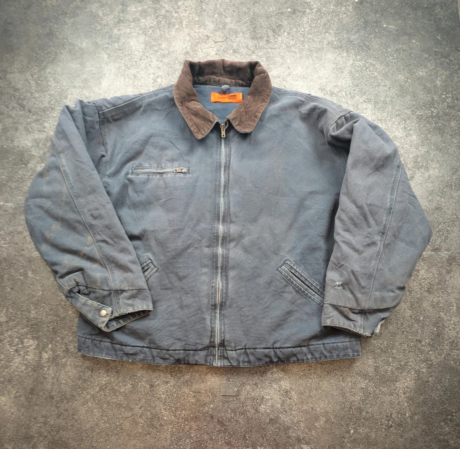 Veste CornerStone Port Authority style Detroit Jacket workwear XL XXL faded col velours – WORKWEAR – taille XL 2