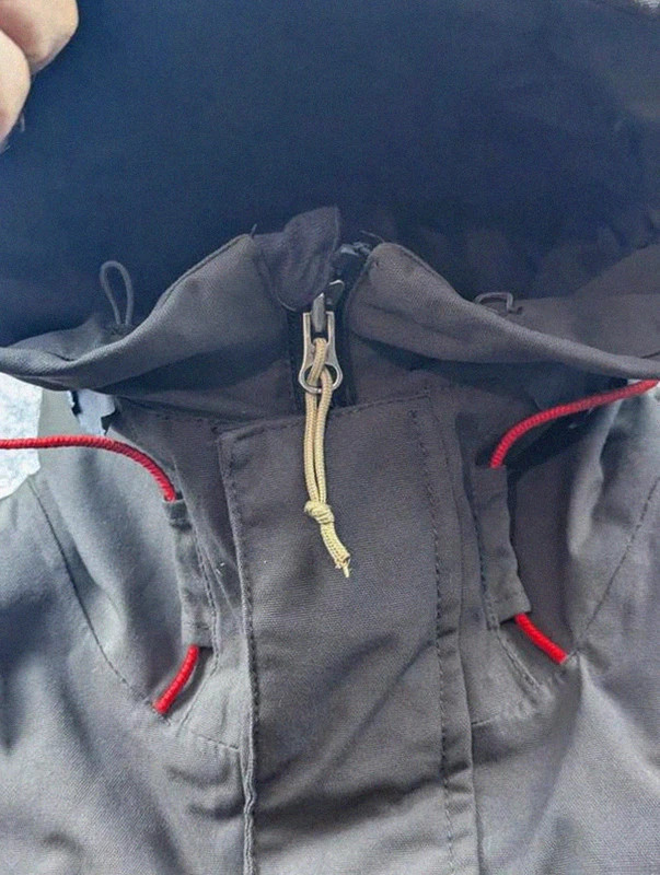 Parka Didriksons 1913 Dry5 S/M – veste technique outdoor grise à capuche – Didriksons – taille S 3