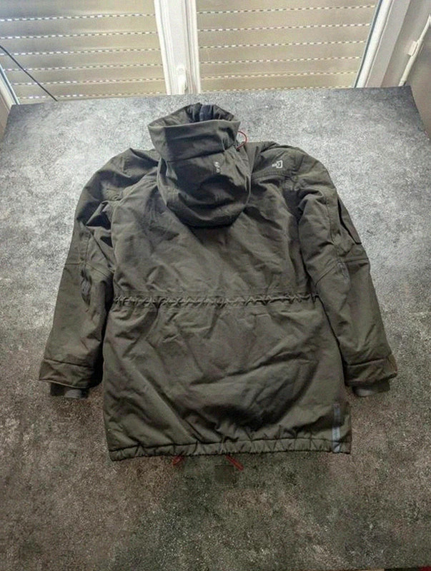 Parka Didriksons 1913 Dry5 S/M – veste technique outdoor grise à capuche – Didriksons – taille S 5