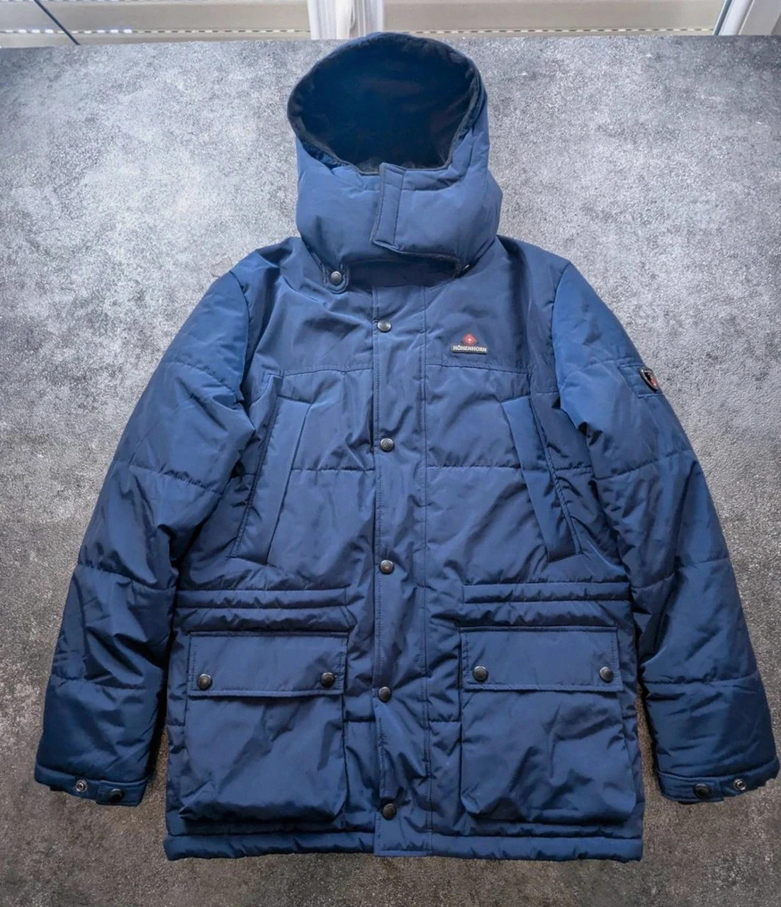 Parka Höhenhorn Mangard homme S bleu marine – veste hiver chaude fourrée outdoor – hohenhorn – taille S 2