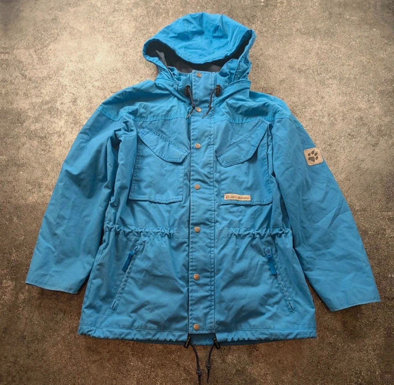 Jack Wolfskin Function 65 veste parka outdoor vintage bleu S – Gorpcore Hiking 90s – Jack Wolfskin – taille S 2