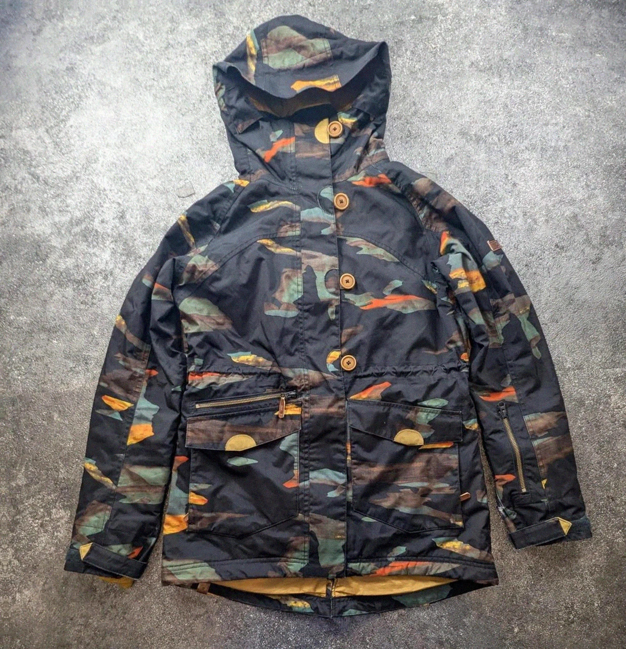 Dc Shoes parka snowboard 15K Waterproof camo 2014 taille M – veste ski technique retro – DC Shoes – taille M 2