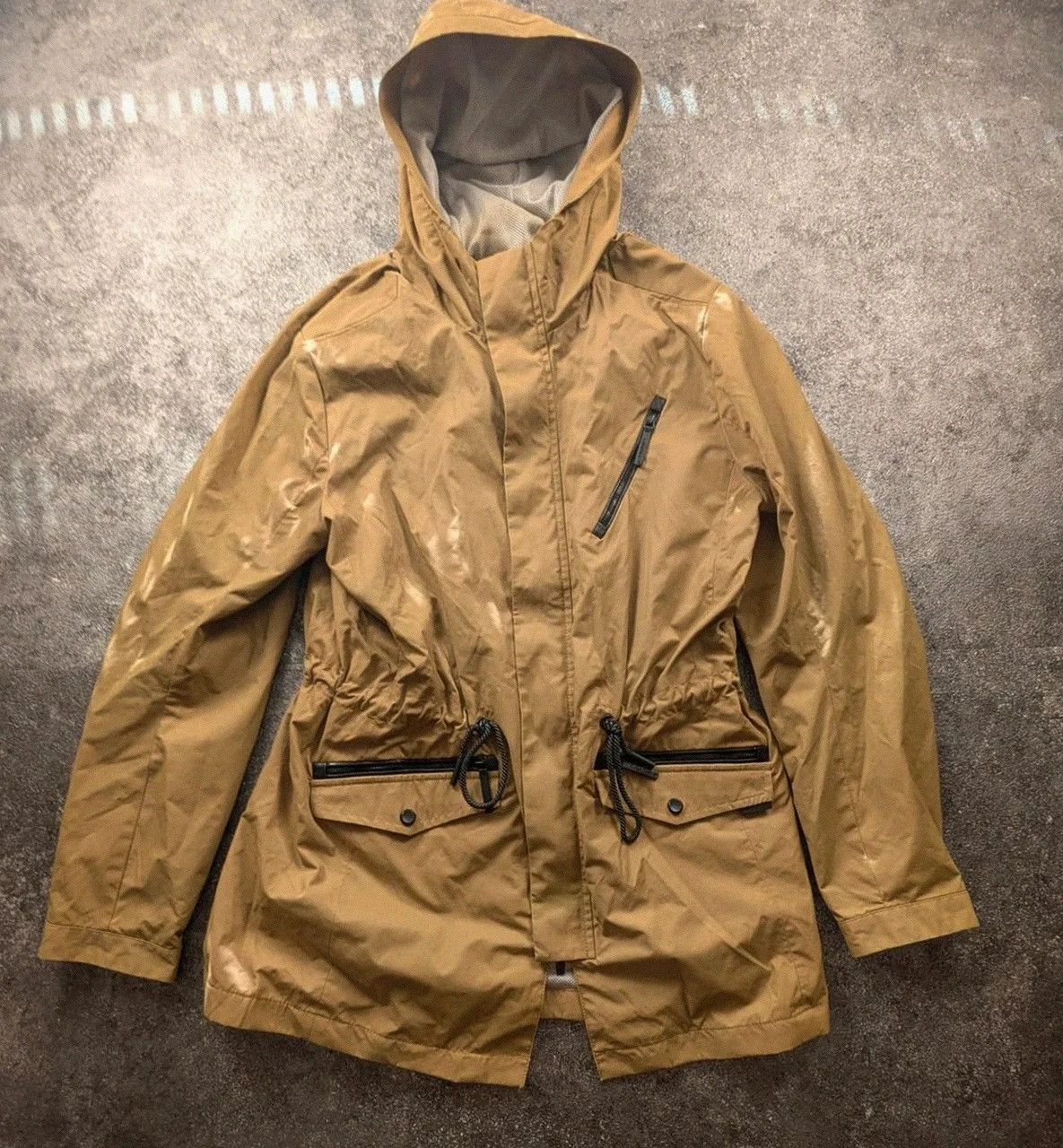 Parka Calvin Klein femme M camel – veste légère outdoor utility mi-saison – Calvin Klein – taille M / 38 / 10 2