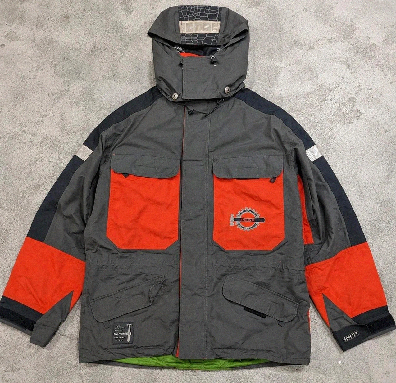 Peak Performance P.I.N. 1996 Gore-Tex veste vintage outdoor gorpcore S oversize M/L