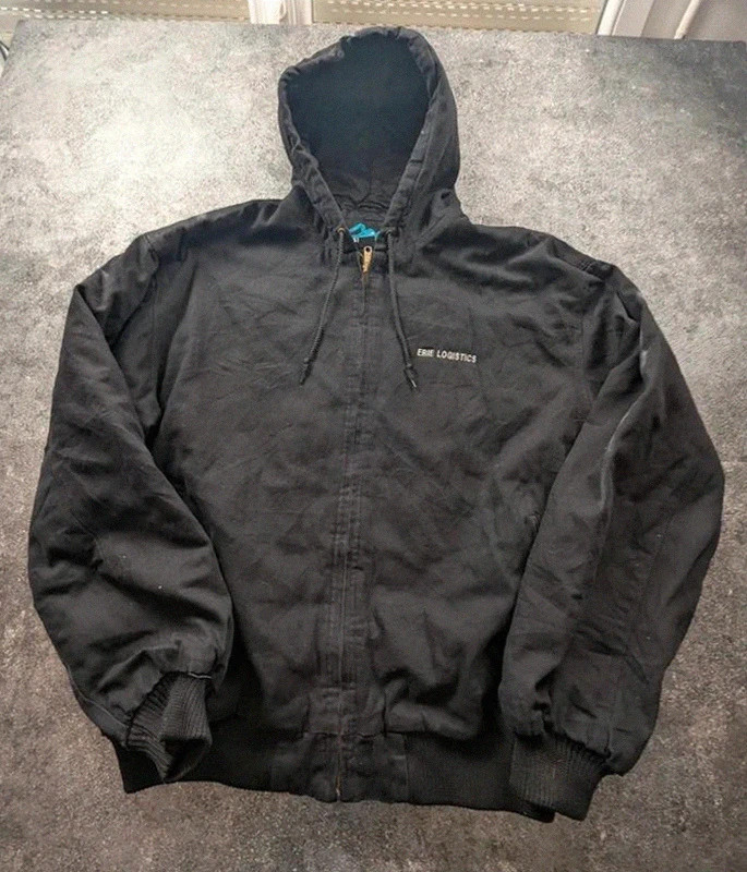 Veste workwear tri-Mountain 2XL noire – Hooded Active Jacket – toile coton doublée YKK – WORKWEAR – taille XXL 2