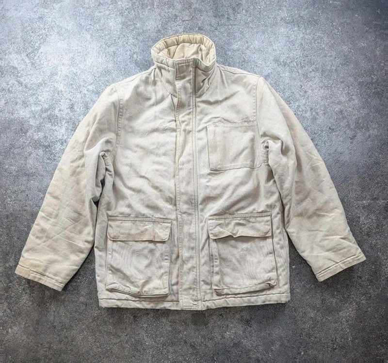 Veste L.O.G.G. H&M workwear vintage beige S – Field Jacket matelassée utility – WORKWEAR – taille S 2