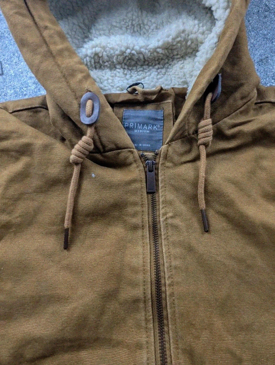 Veste Primark Marron Active Jacket Style Carhartt Workwear Sherpa M Canvas – WORKWEAR – taille M 4