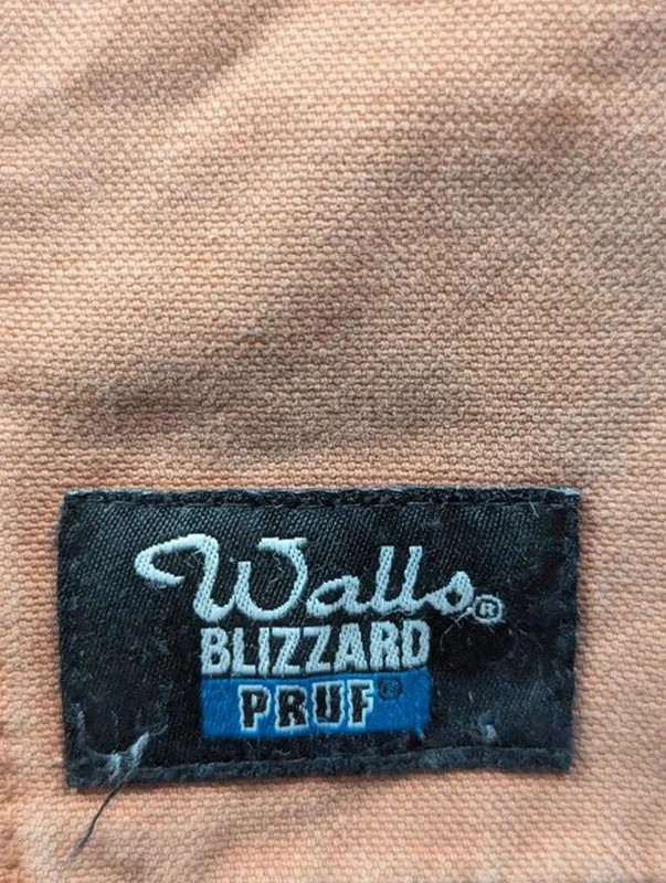Veste workwear vintage Walls Blizzard Pruf L canvas marron chore jacket doublée – Walls – taille L 3