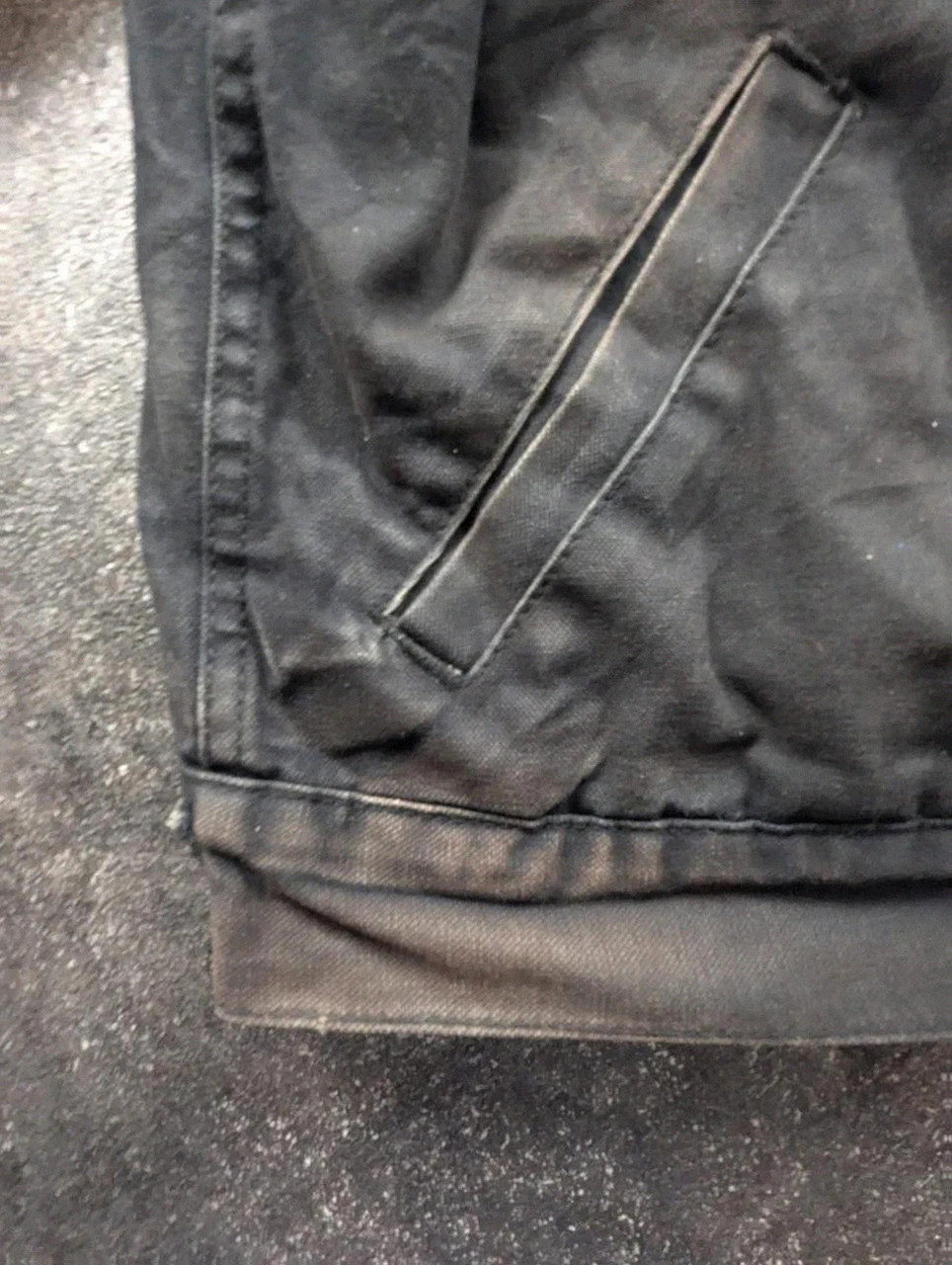 Veste workwear Primark XL L noire doublée sherpa – Trucker Jacket patinée – WORKWEAR – taille XL 4