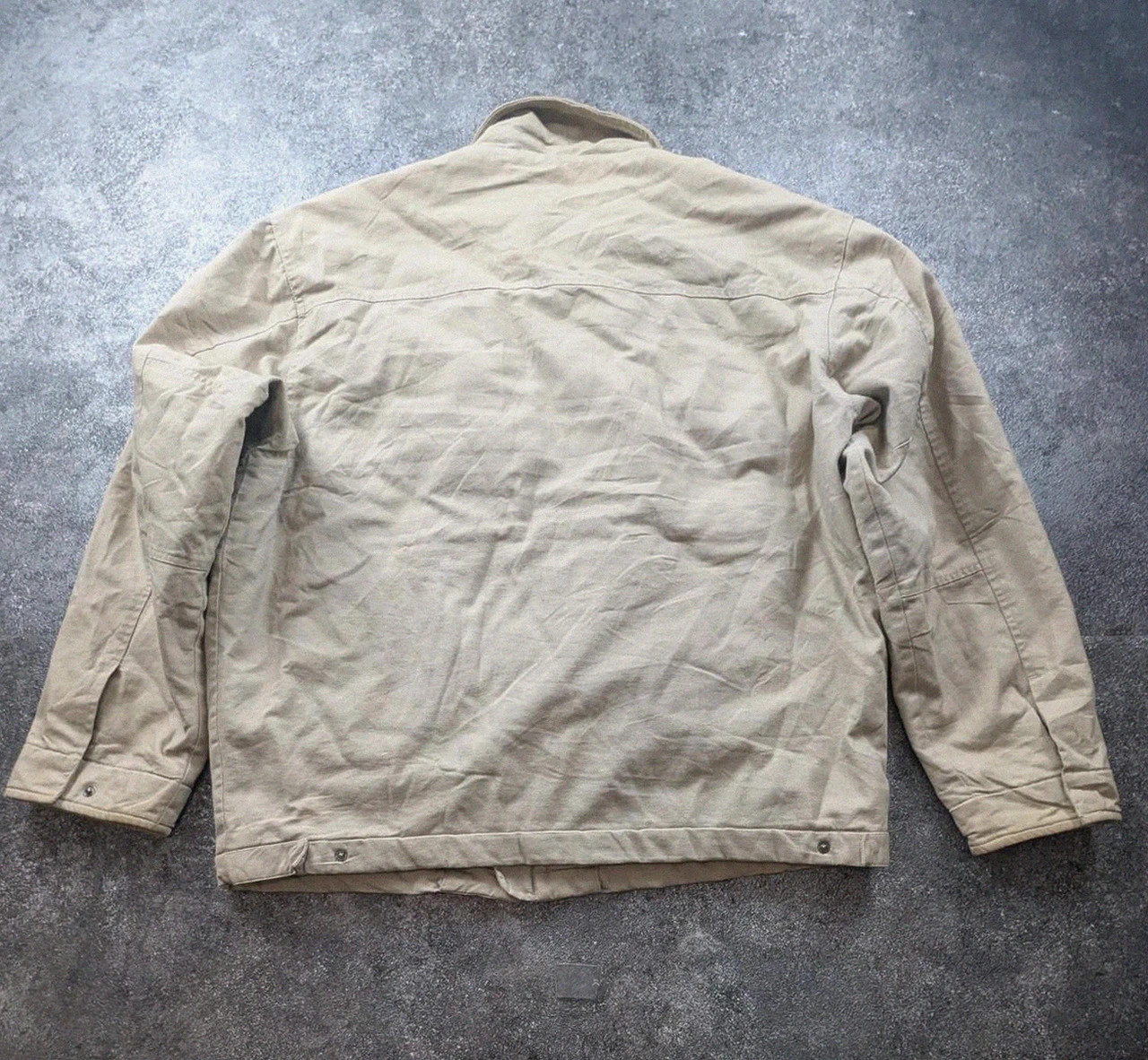 Veste Jules XL Workwear Vintage Beige – Worker Jacket Utility Toile Matelassée – WORKWEAR – taille XL 5