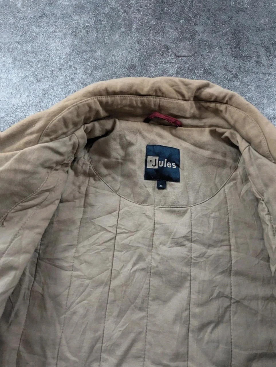 Veste Jules XL Workwear Vintage Beige – Worker Jacket Utility Toile Matelassée – WORKWEAR – taille XL 4