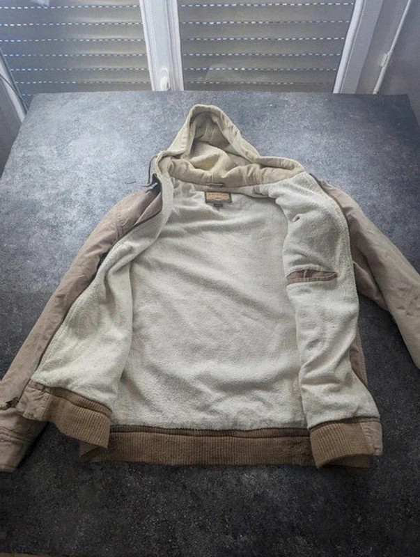Veste Arizona Jean Company LT Workwear Vintage – Hooded Worker Jacket doublée polaire – WORKWEAR – taille L 4