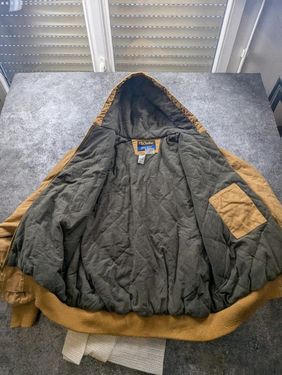 Walls Zero-Zone XXL veste Workwear Canvas Active Jacket Capuche Camel Vintage – Walls – taille XXL 4