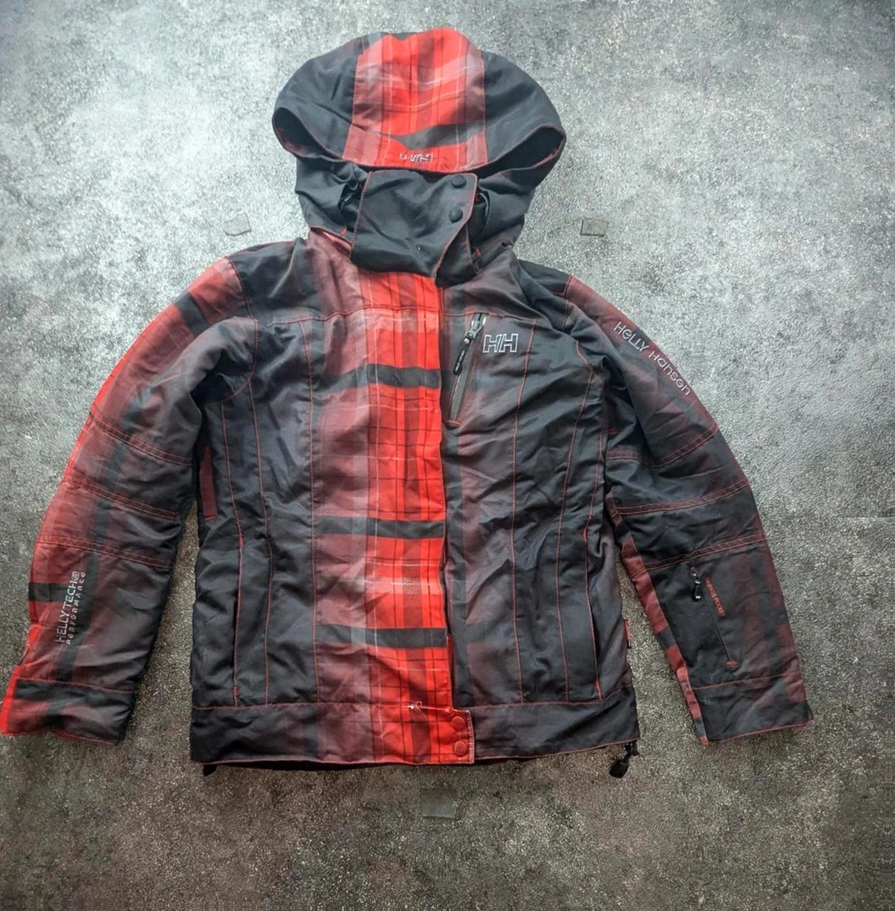 Helly Hansen Helly Tech Performance Veste Ski Snowboard Imperméable Carreaux Rouge Noir Xs Regular – Helly Hansen – taille XS 2
