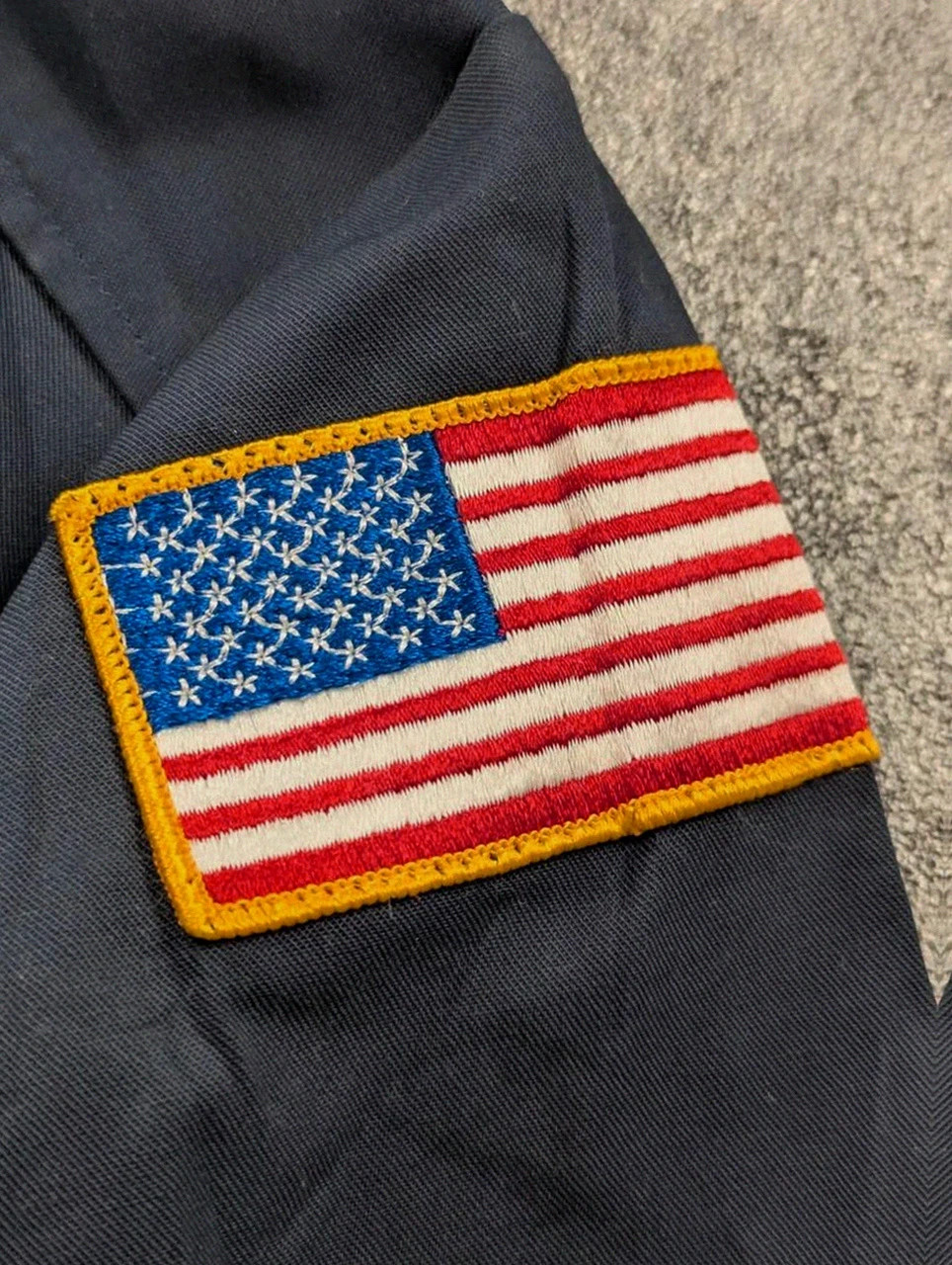 Veste Riverside Workwear Flexbac 42 M Usa Vintage American Flag Patch Martin Brower Company – Riverside – taille M 3
