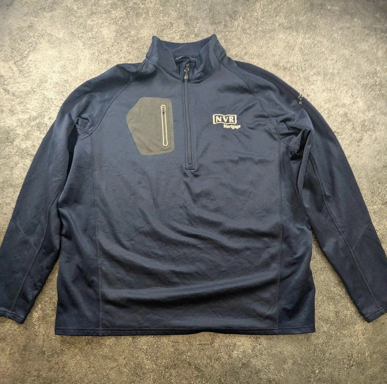Sweat technique Eddie Bauer 1/4 zip navy Xxl gorpcore outdoor – Eddie Bauer – taille XXXL 2