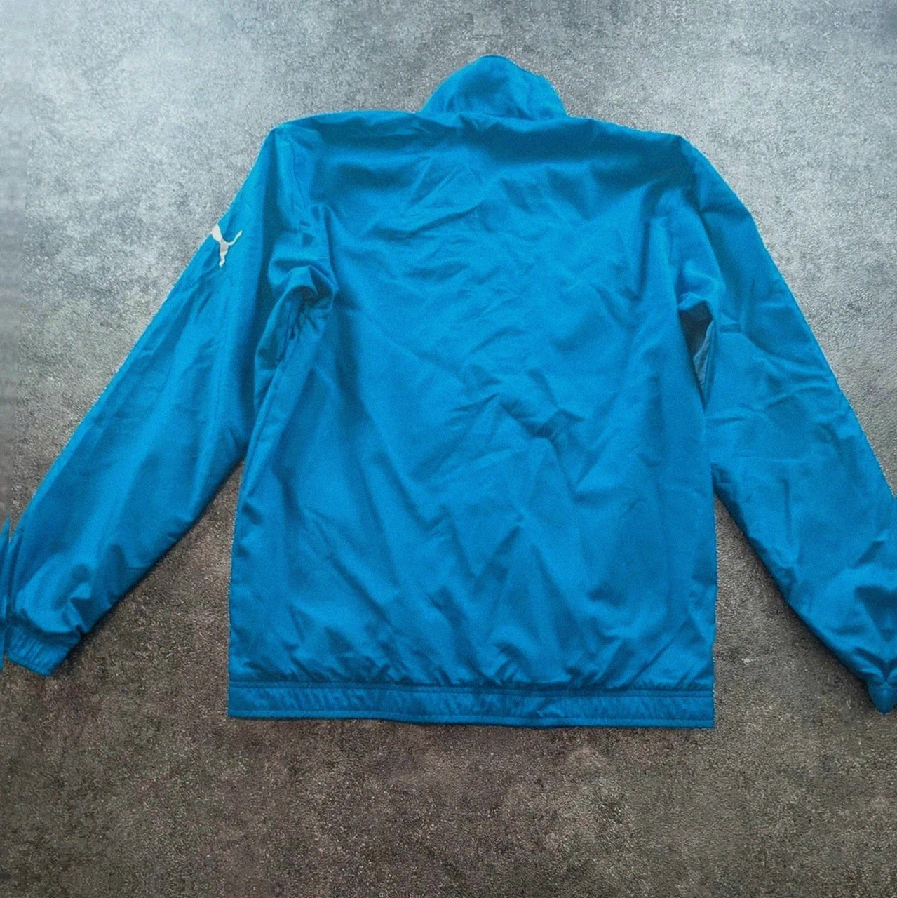 Veste Puma bleue vintage sport streetwear zip logo réfléchissant taille S – Puma – taille S 3