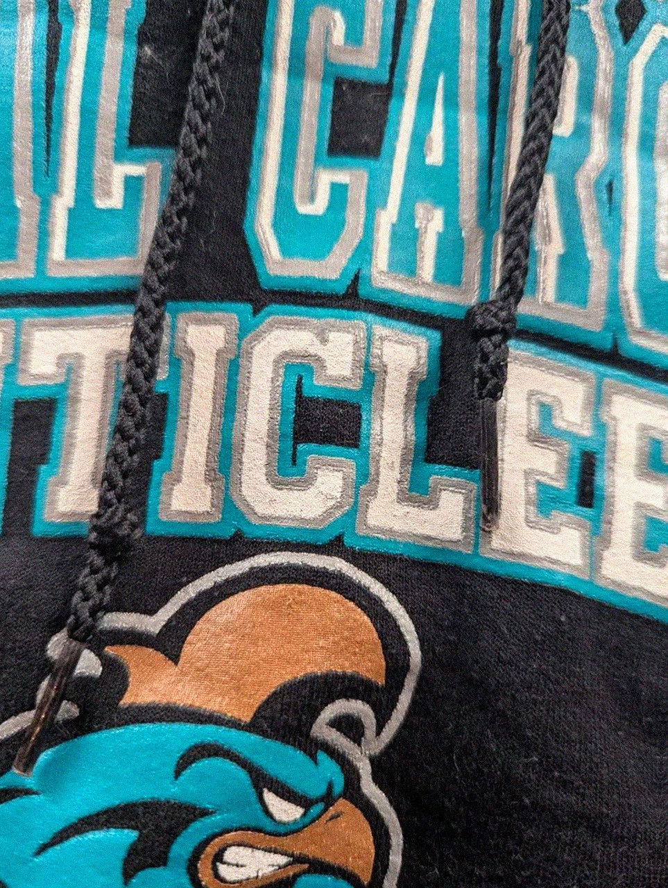 Sweat à capuche Champion Coastal Carolina Chanticleers hoodie noir logo universitaire S – Champion – taille S 5