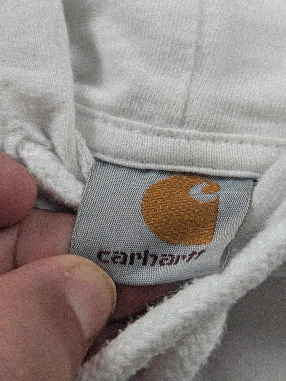 Sweat Carhartt Wip capuche blanc beige Porter hoodie streetwear S (taille M) – Carhartt – taille M / 38 / 10 4