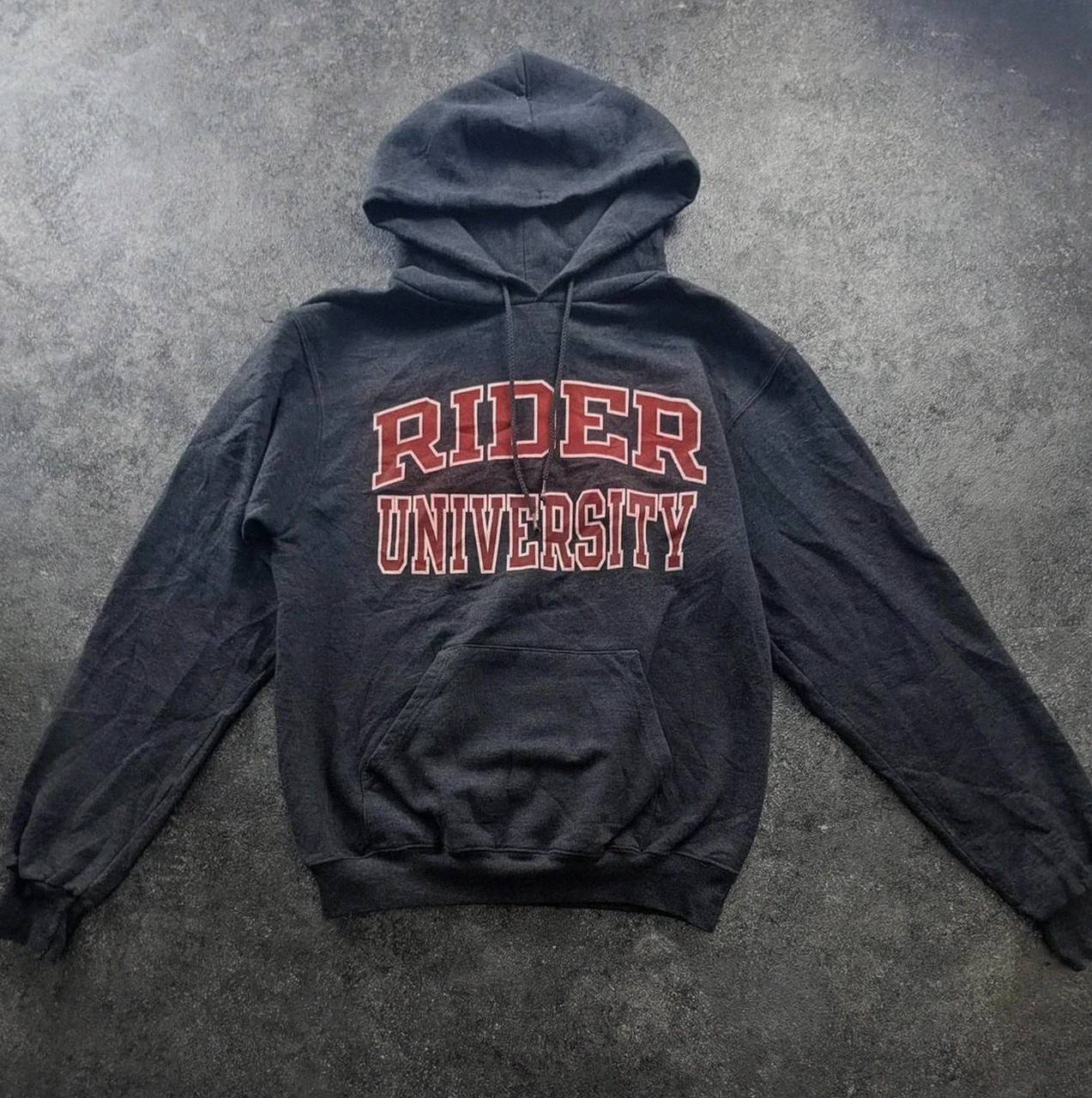 Sweat à capuche Champion Rider University, gros logo college Us imprimé, style universitaire vintage