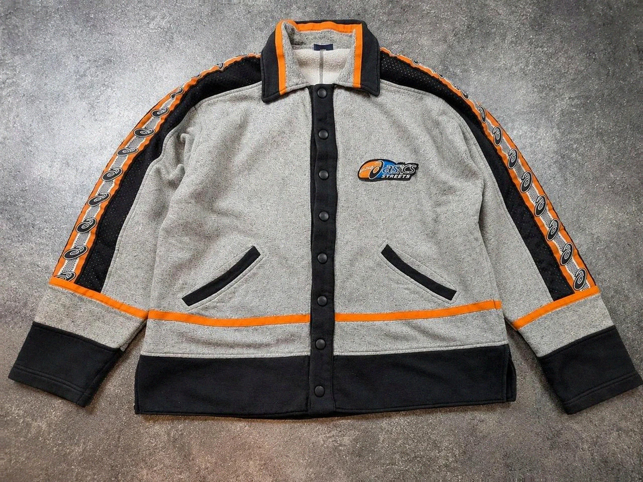 Asics Hard Asics Streets vintage japan style Y2K rare archive veste S/M