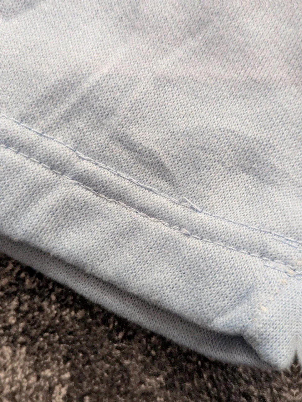 Sweat col zippé Jaclyn Smith L beige bleu vintage preppy old money – Jaclyn Smith – taille L / 40 / 12 5