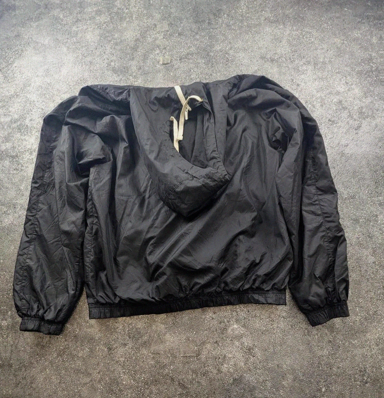Nike veste coupe vent noire hooded windbreaker zip streetwear S – Nike – taille S 2